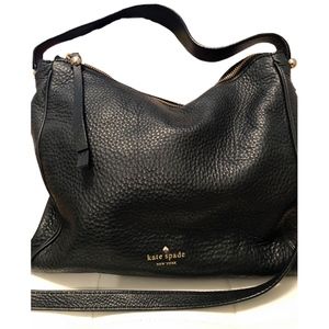 Kate Spade Black Pebble Leather Purse w/Dust Bag